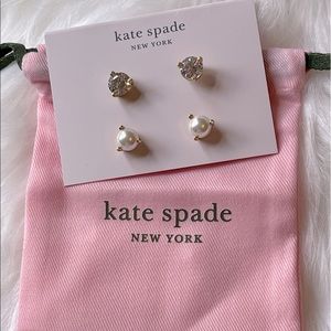 New Kate Spade 2 set Earrings.